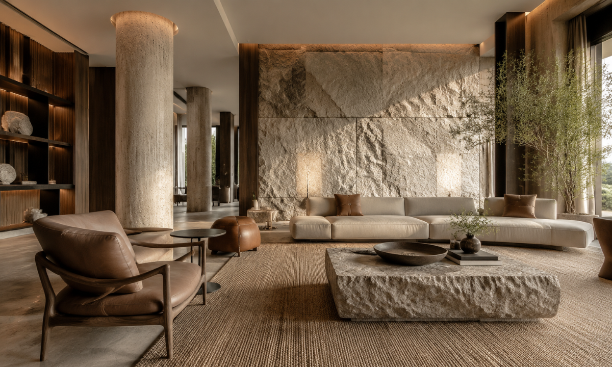 Tactile Materials & Natural Stone