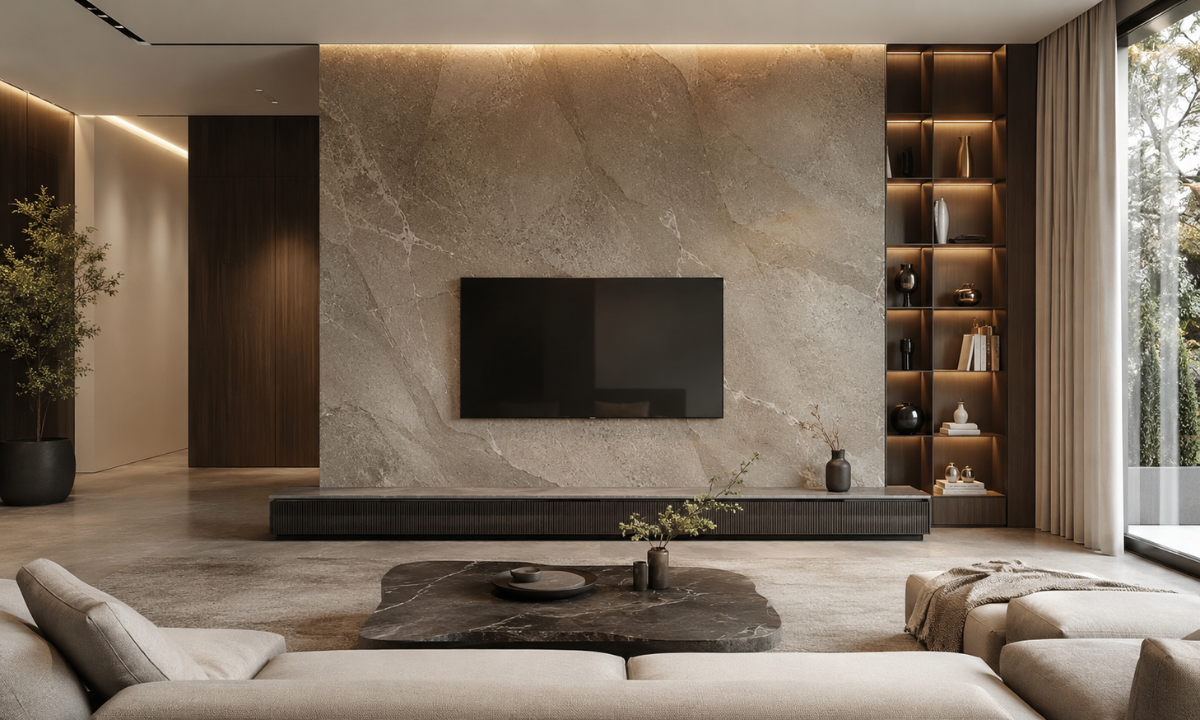 Luxury stone feature walls
