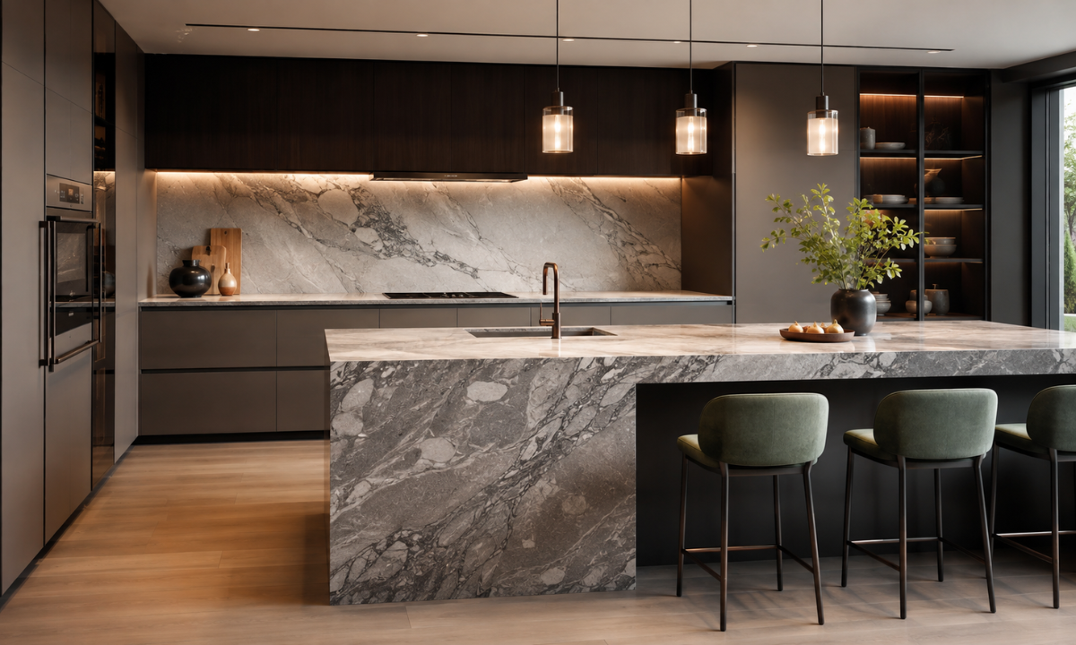 Luxury stone kitchen
