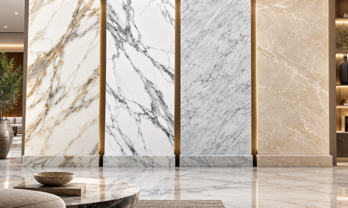 Popular Italian marble varieties