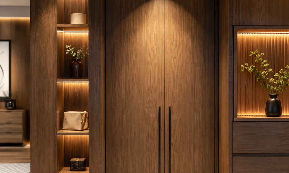 Veneer interior lighting