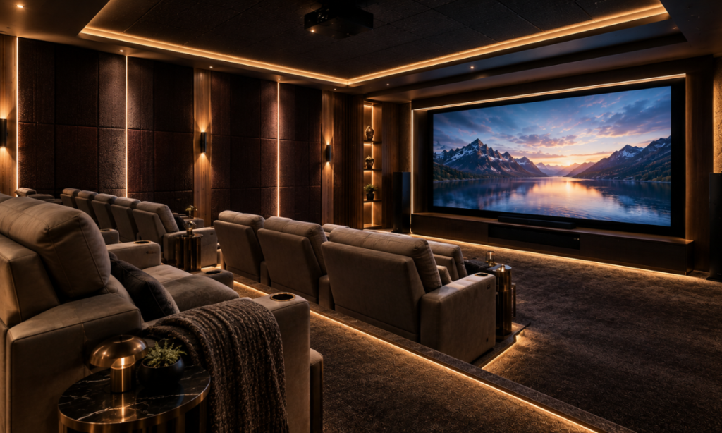 Lighting for Luxury Home Theatres