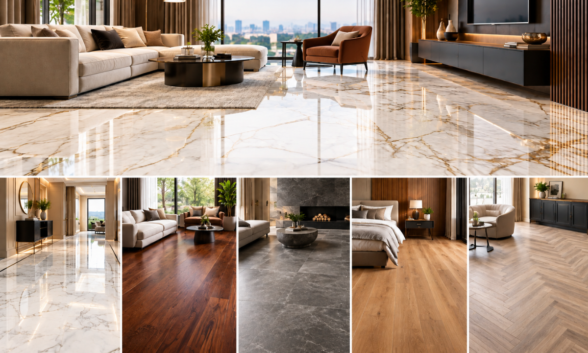 Luxury flooring design for sophisticated homes