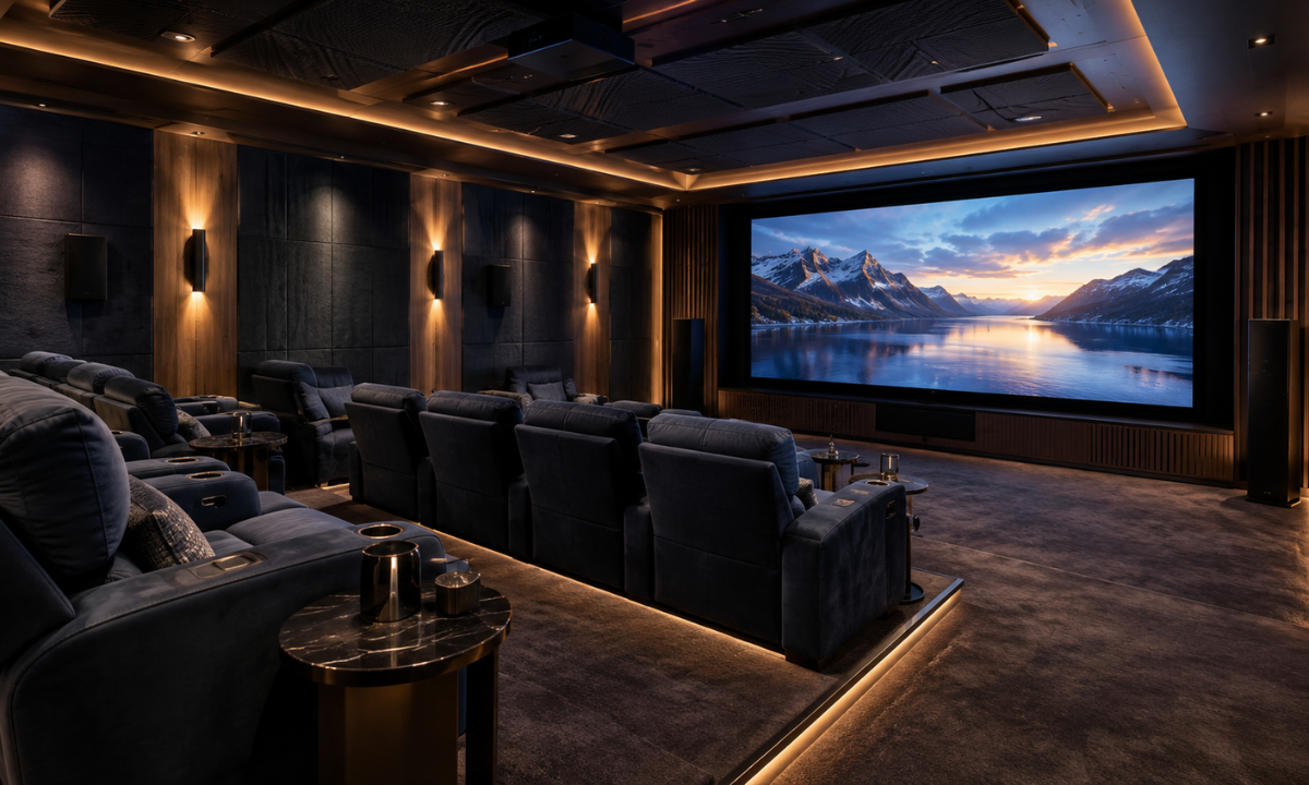 Luxury home theatre design
