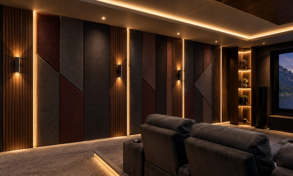 Luxury Home Theatre Wall Design