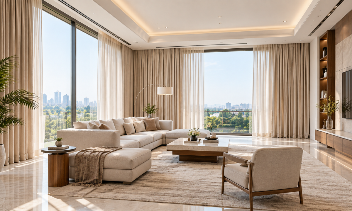Smart curtains for luxury homes