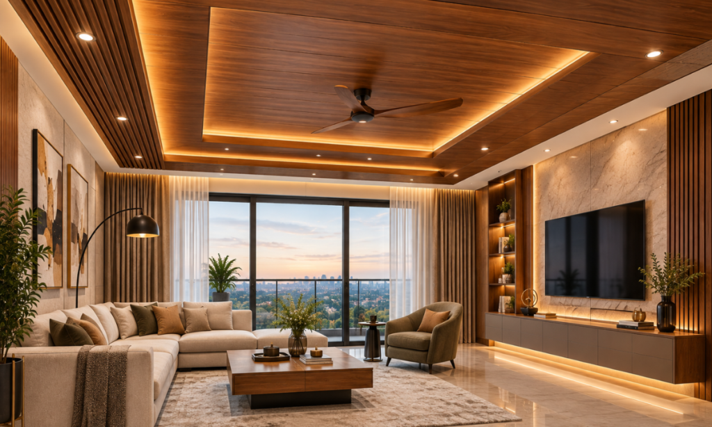 Wooden False Ceiling